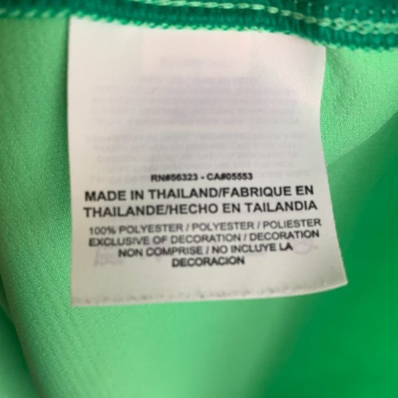 Nike Dri-Fit Golf Light Green Tour Performance Short Sleeve Shirt - Picture 5 of 5